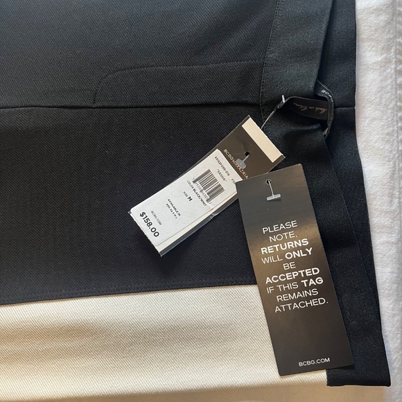 BCBGMaxAzria Black and White Sasha leggings Size Medium New with Tags - Picture 4 of 7